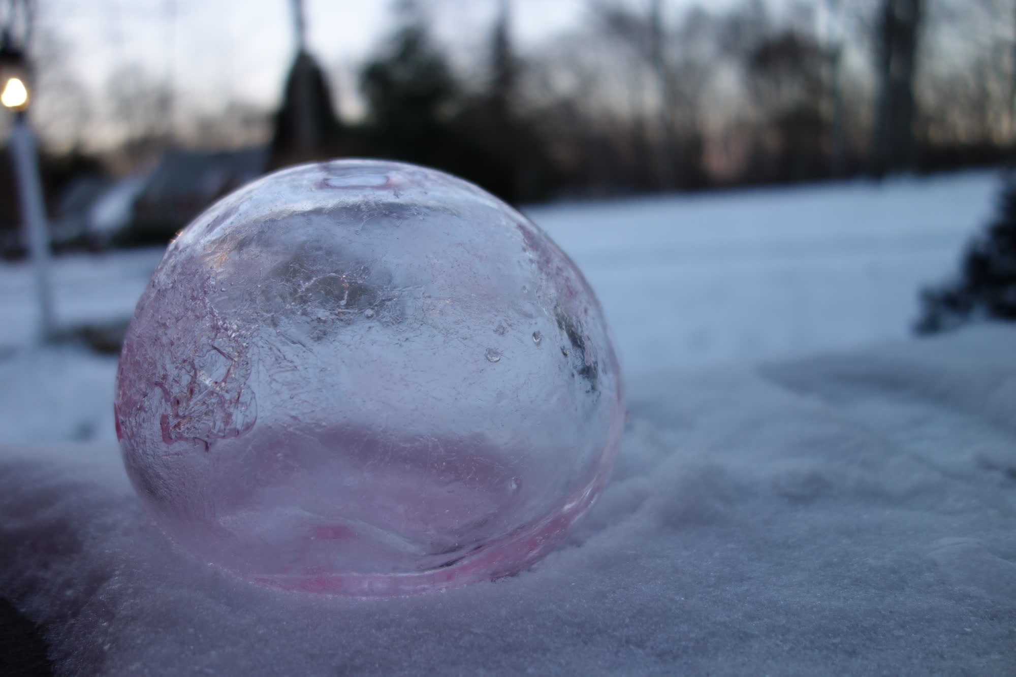 frozen water balloon